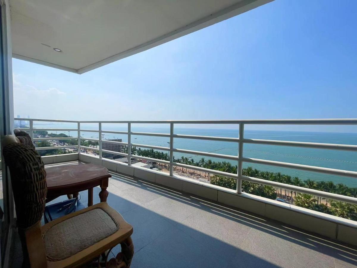 Beautiful Sea View Beach Front Condo Pattaya Exteriör bild
